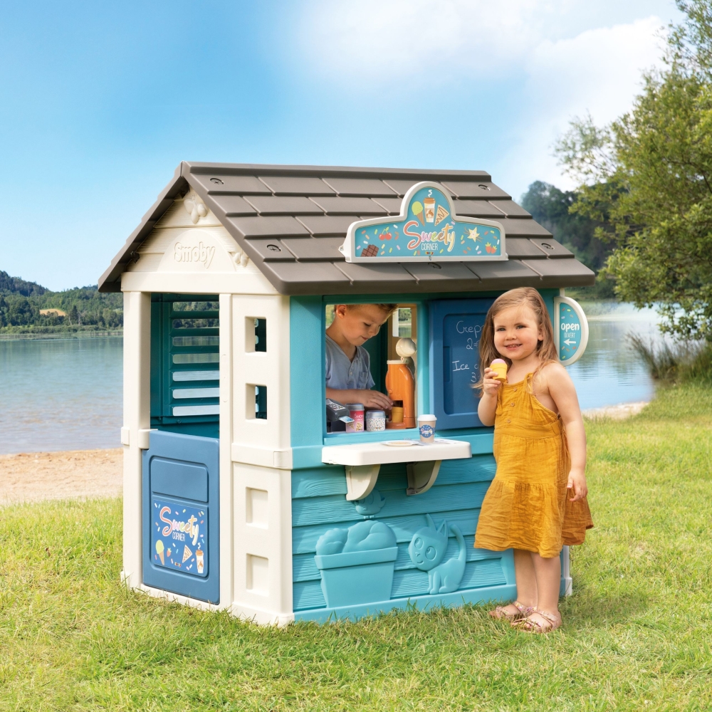 Sodo namelis SMOBY Garden House Ledų salonas Sweety Corner-Žaislai, Lauko žaislai, Žaidimų nameliai ir jų priedai-e-vaikas