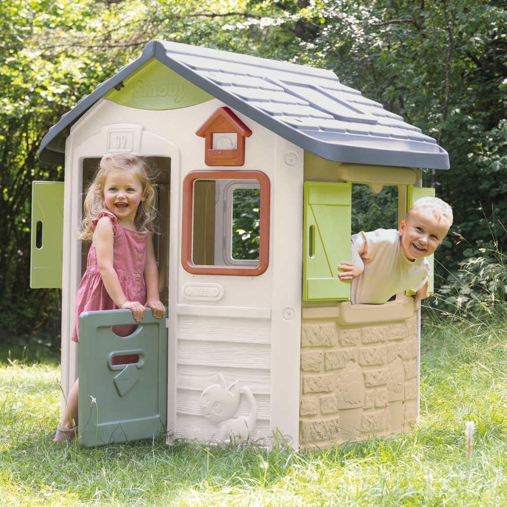 Žaidimų namelis Smoby Neo Jura House-Žaislai, Lauko žaislai, Žaidimų nameliai ir jų priedai-e-vaikas