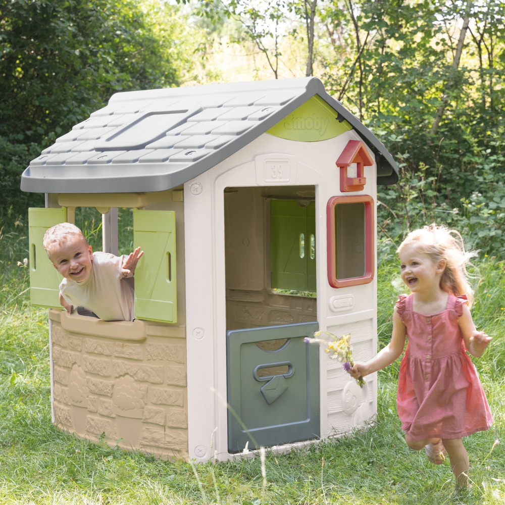 Žaidimų namelis Smoby Neo Jura House-Žaislai, Lauko žaislai, Žaidimų nameliai ir jų priedai-e-vaikas