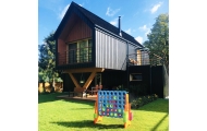 Strateginis loginis žaidimas FEBER Home Garden 4 ratai eilėje Mega 4 in Line-Žaislai, Lauko žaislai, Lauko žaidimai ir sporto pr