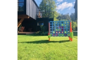 Strateginis loginis žaidimas FEBER Home Garden 4 ratai eilėje Mega 4 in Line-Žaislai, Lauko žaislai, Lauko žaidimai ir sporto pr