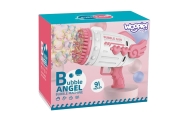 WOOPIE Pistolet do Robienia Baniek Mydlanych 91 Otworów Różowy					