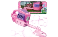 WOOPIE Kosiarka Ręczna Maszyna do Robienia Baniek Mydlanych Różowa					