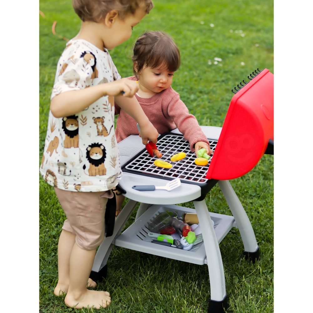Interaktyvusis grilis WOOPIE Grill LED Barbecue Garden Kitchen XL, 41 el.