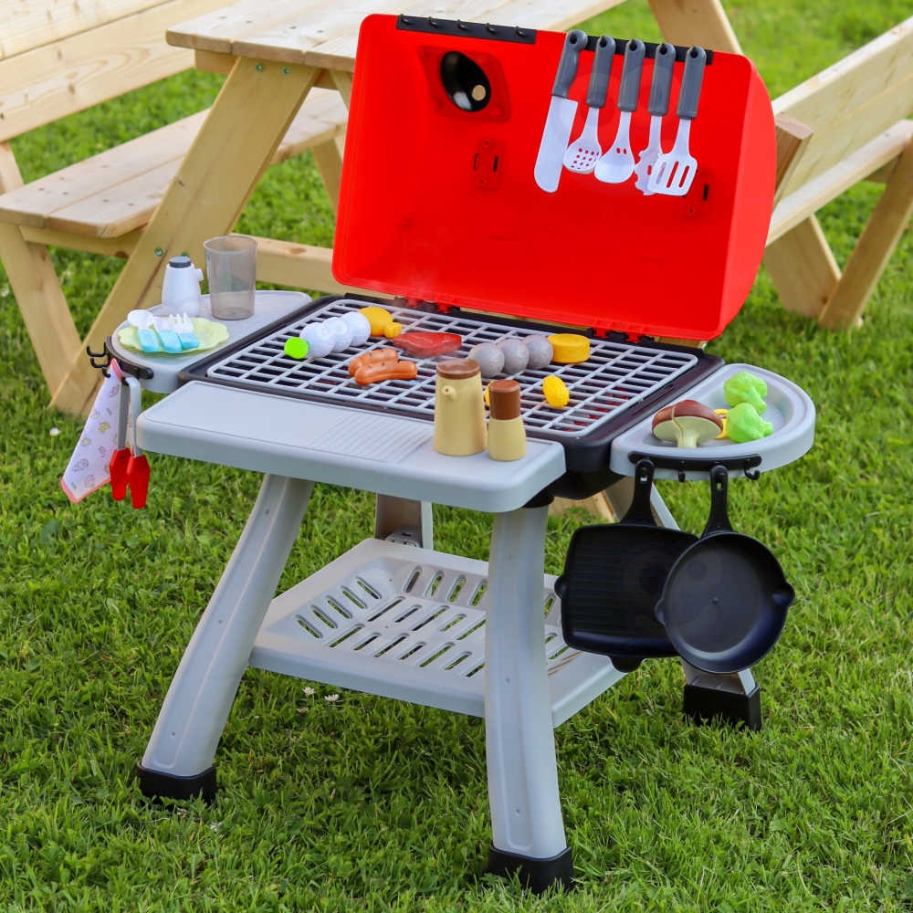 Interaktyvusis grilis WOOPIE Grill LED Barbecue Garden Kitchen XL, 41 el.