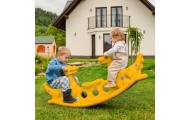 Sūpynės keliems vaikams WOOPIE Dino, geltona-Žaislai, Lauko žaislai, Sūpynės-e-vaikas
