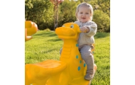 Sūpynės keliems vaikams WOOPIE Dino, geltona-Žaislai, Lauko žaislai, Sūpynės-e-vaikas