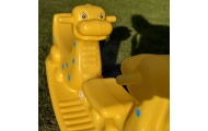 WOOPIE Multi-Person Dino Rocker Balance Swing Yellow