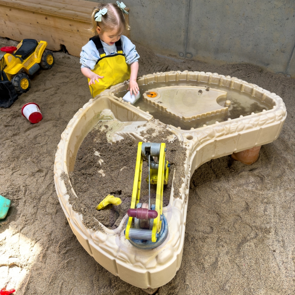 Smėlio dėžė Little Tikes Statybvietė-Žaislai, Lauko žaislai, Smėlio dėžės, Žaidimų aikštelės-e-vaikas
