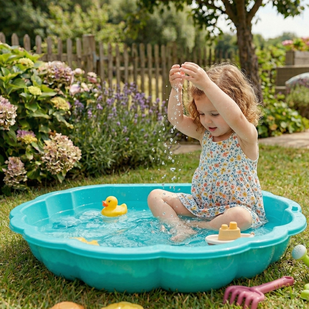 Smėlio dėžė / baseinas WOOPIE Sandbox 3-in-1, 1 vnt žalias-Žaislai, Lauko žaislai, Smėlio dėžės-e-vaikas