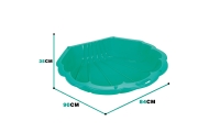 WOOPIE Sandbox Pool Shell Green 3in1 Dry Pool 1 pc.					