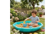 WOOPIE Sandbox Pool Shell Green 3in1 Dry Pool 1 pc.					