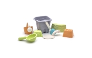 WOOPIE GREEN Zestaw do Piasku w Wiaderku Wieża 8 el. BIODEGRADOWALNY ORGANICZNY MATERIAŁ					