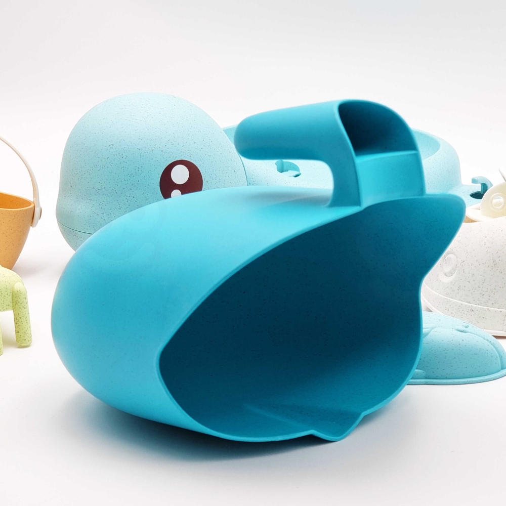 WOOPIE GREEN 2-in-1 smėlio ir vonios rinkinys "Vėžlys mėlynas" 8 el. BIOLOGIŠKAI SKAIDI ORGANINĖ MEDŽIAGA