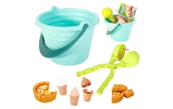 WOOPIE Zestaw do Piasku FUN ICE CREAM Lody 2w1 Fabryka Śnieżek 15 el.