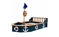 AXI Wooden Sandbox Doris Pirate Ship with Storage + Cover 153 cm					