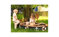 AXI Wooden Sandbox Doris Pirate Ship with Storage + Cover 153 cm					