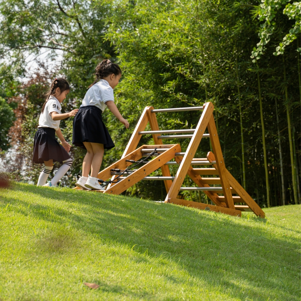 Medinė žaidimų aikštelė CLASSIC WORLD EDU XL Montessori laipiojimo kopėčių rinkinys
