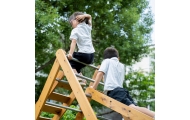 CLASSIC WORLD EDU Drewniany Plac Zabaw XL Zestaw Drabinka Montessori do Wspinaczki