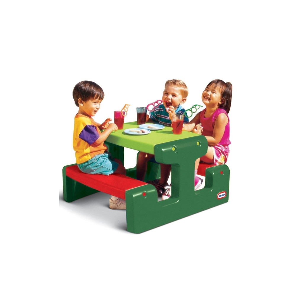 Vaikiškas pikniko stalas LITTLE TIKES Juicy Green-Žaislai, Lauko žaislai, Staliukai ir kėdės, Žaidimų aikštelės-e-vaikas