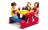 Pikniko stalas LITTLE TIKES, raudonas/geltonas/mėlynas-Žaislai, Lauko žaislai, Žaidimų aikštelės-e-vaikas