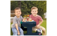 Little Tikes Stolik Piknikowy dla Dzieci Niebiesko-Zielony do Ogrodu