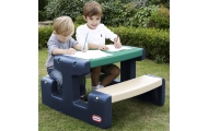 Little Tikes Stolik Piknikowy dla Dzieci Niebiesko-Zielony do Ogrodu