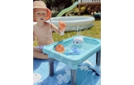 WOOPIE Stolik Wodny 3w1 Piaskownica Gra Łowienie Rybek 6 el.					