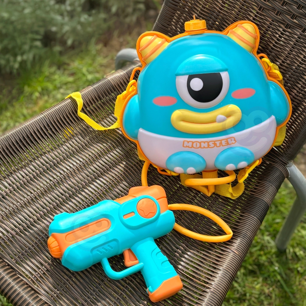 WOOPIE vandens pistoletas su kuprine UFO MONSTER - 2,1 l talpos
