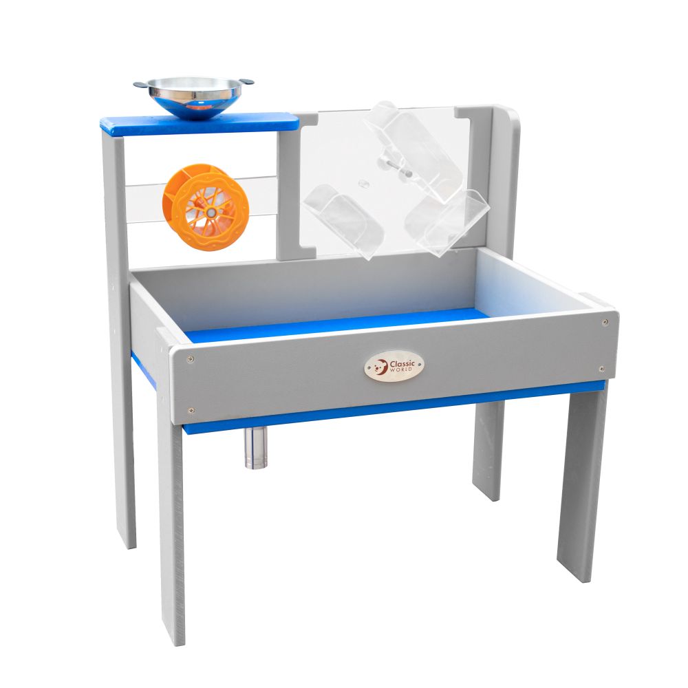Vandens stalas CLASSIC WORLD EDU 2-in-1 smėlio ir vandens eksperimentų rinkinys-Žaislai, Lauko žaislai, Žaidimų aikštelės, Smėli