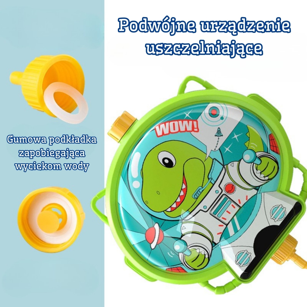 WOOPIE vandens pistoletas su Dino kuprine