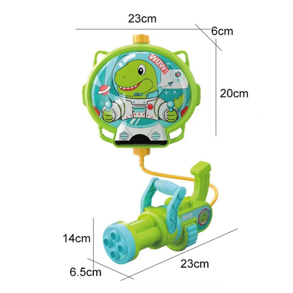 WOOPIE vandens pistoletas su Dino kuprine