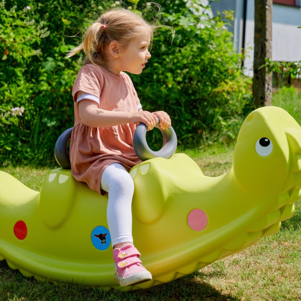 Dvivietės sūpynės BIG Dino Rocker-Žaislai, Lauko žaislai, Sūpynės-e-vaikas