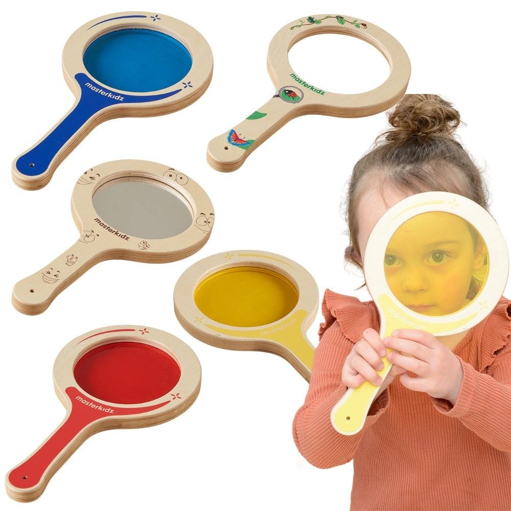 MASTERKIDZ 5 Wooden Palettes with Colored Lenses