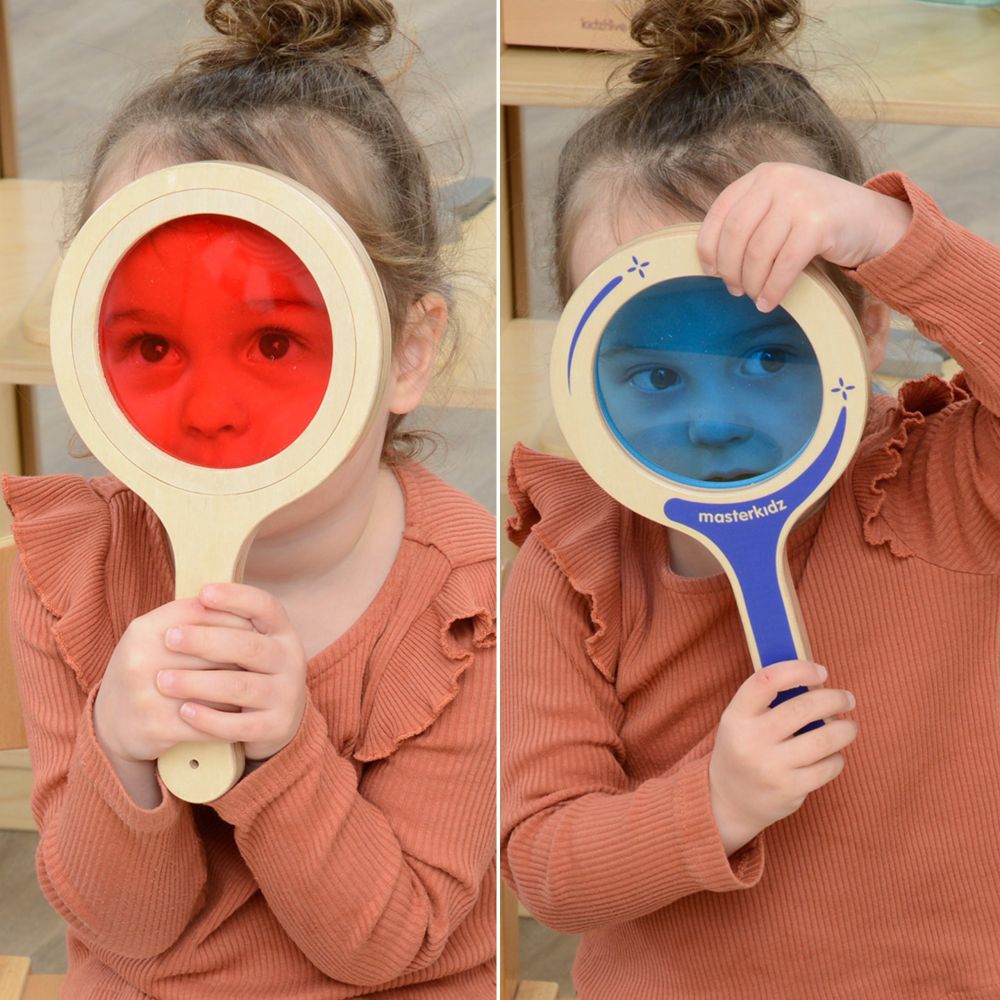 MASTERKIDZ 5 Wooden Palettes with Colored Lenses