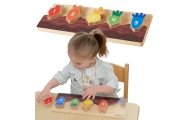 MASTERKIDZ Wooden Educational Patch – Numbers, Colors and Vegetables