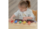 MASTERKIDZ Wooden Educational Patch – Numbers, Colors and Vegetables