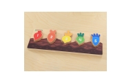 MASTERKIDZ Wooden Educational Patch – Numbers, Colors and Vegetables