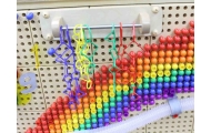 Laisvai stovinti kūrybinė MASTERKIDZ STEM mokymosi lenta 166 x 125-Žaislai, Lavinamieji žaislai, Veiklos centrai-e-vaikas