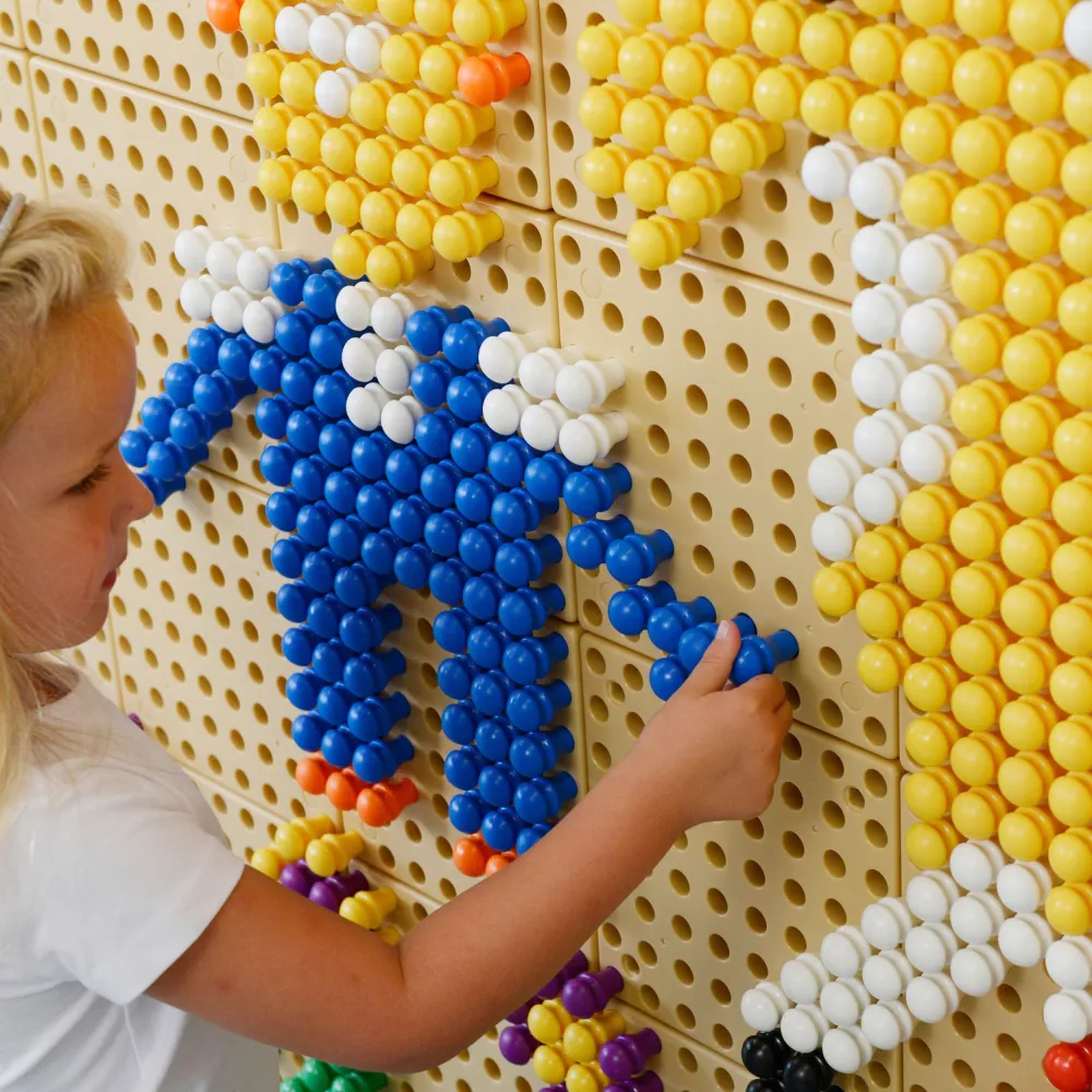 MASTERKIDZ spalvotos lėkštės 512 vienetų 8 spalvų-Žaislai, Lavinamieji žaislai, Veiklos centrai-e-vaikas