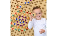 Spalvoti akrilo deimantai MASTERKIDZ STEM mokslo lentai, 72 vnt-Žaislai, Lavinamieji žaislai, Veiklos centrai-e-vaikas