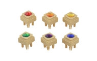 MASTERKIDZ Acrylic Colored Diamonds for STEM Science Board 72 Pieces