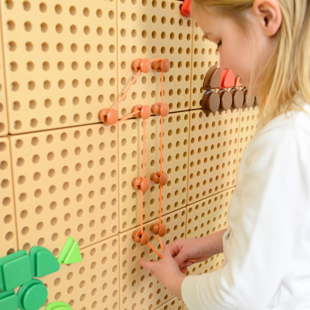 Segtukų ir virvelių rinkinys MASTERKIDZ - STEM mokslo ir kūrybos lentai-Žaislai, Lavinamieji žaislai, Veiklos centrai-e-vaikas