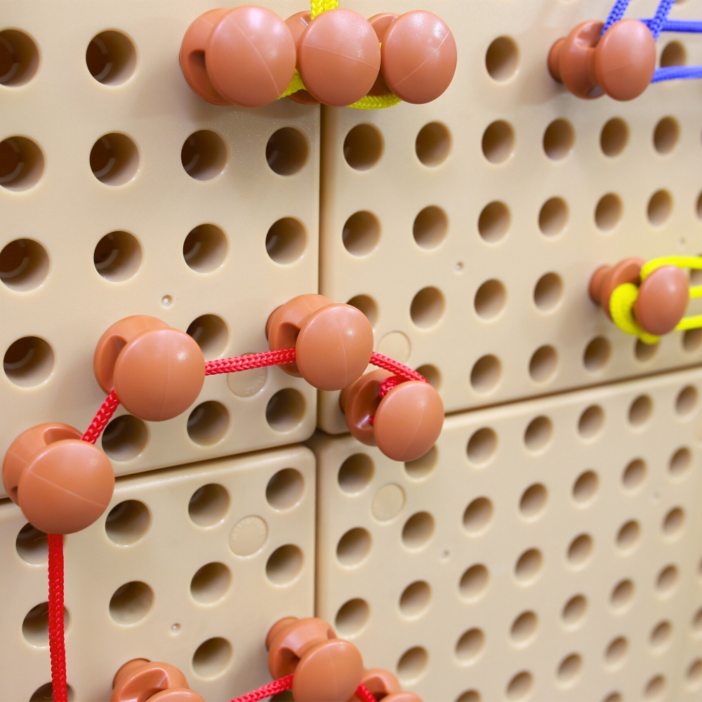 Segtukų ir virvelių rinkinys MASTERKIDZ - STEM mokslo ir kūrybos lentai-Žaislai, Lavinamieji žaislai, Veiklos centrai-e-vaikas