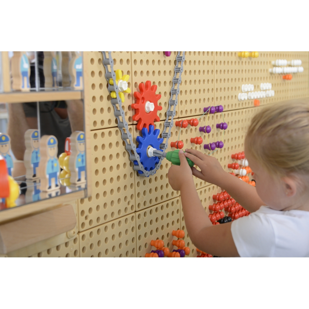 Įrankių rinkinys MASTERKIDZ 6 dalių atsuktuvai veržliaraktis - STEM Science Board-Žaislai, Lavinamieji žaislai, Veiklos centrai-