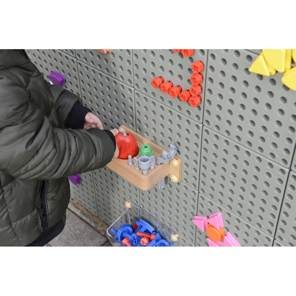 8 dalių įrankių rinkinys su atsuktuvu MASTERKIDZ STEM mokslui ir kūrybinei lentai-Žaislai, Lavinamieji žaislai, Veiklos centrai-