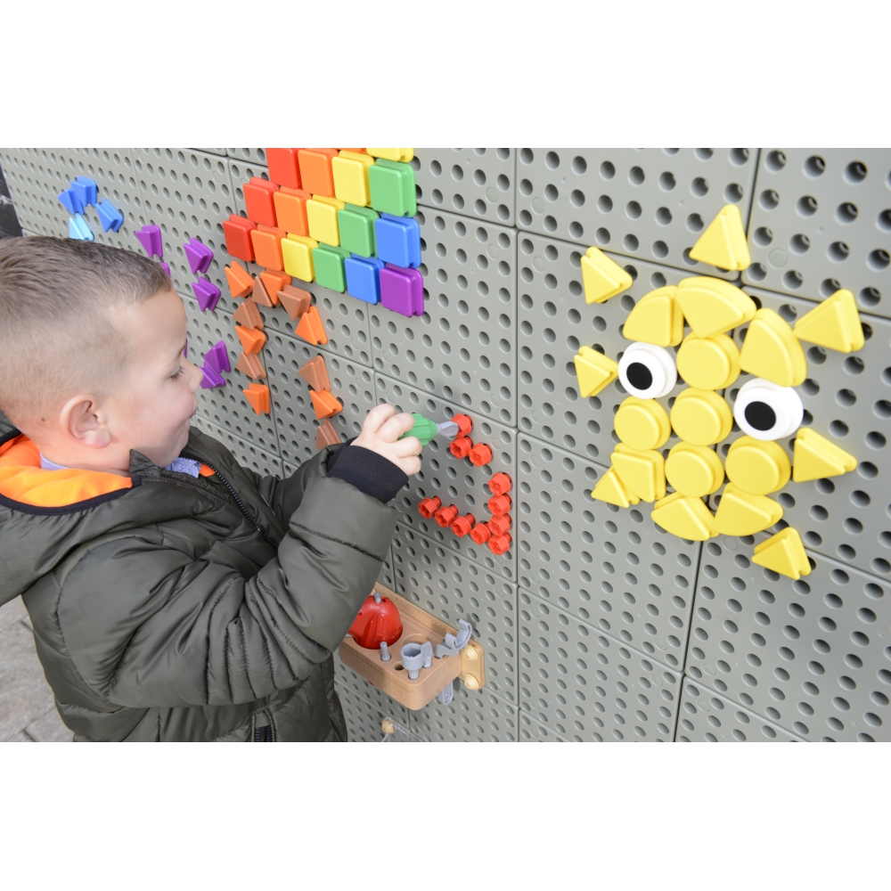 8 dalių įrankių rinkinys su atsuktuvu MASTERKIDZ STEM mokslui ir kūrybinei lentai-Žaislai, Lavinamieji žaislai, Veiklos centrai-