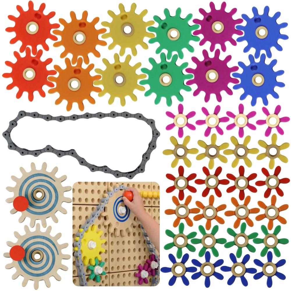 Pavaros Sukurkite savo mechanizmą - Masterkidz STEM Science and Creativity Board