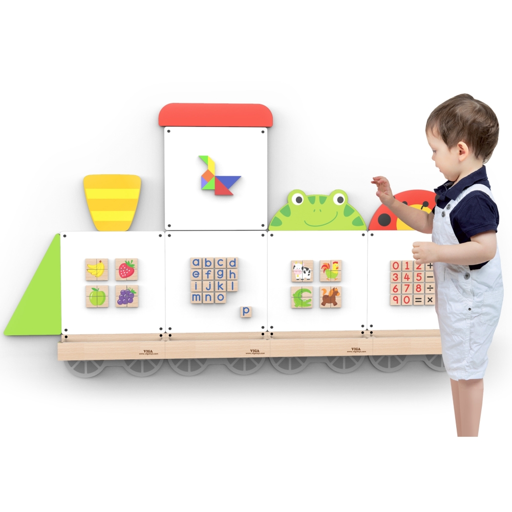 VIGA Educational Board System Animal Train FSC Certificate