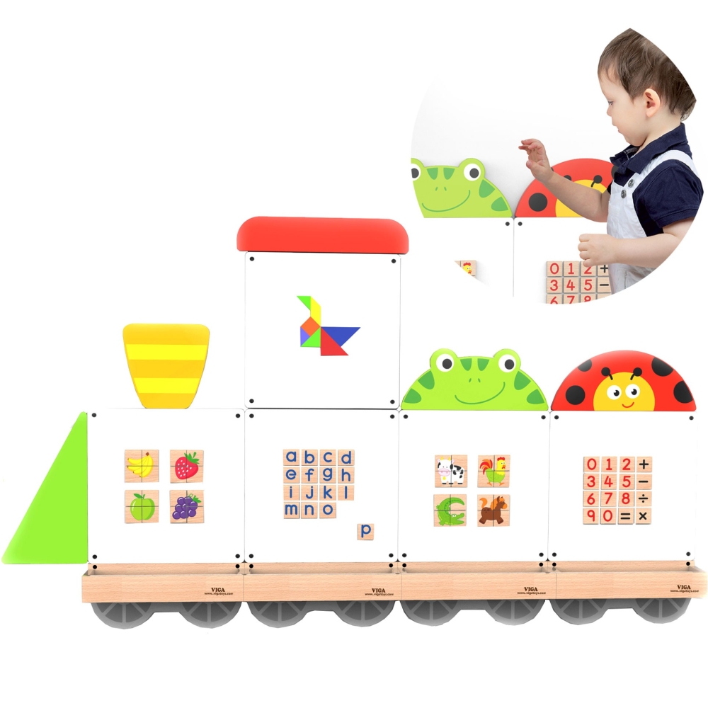 VIGA Educational Board System Animal Train FSC Certificate